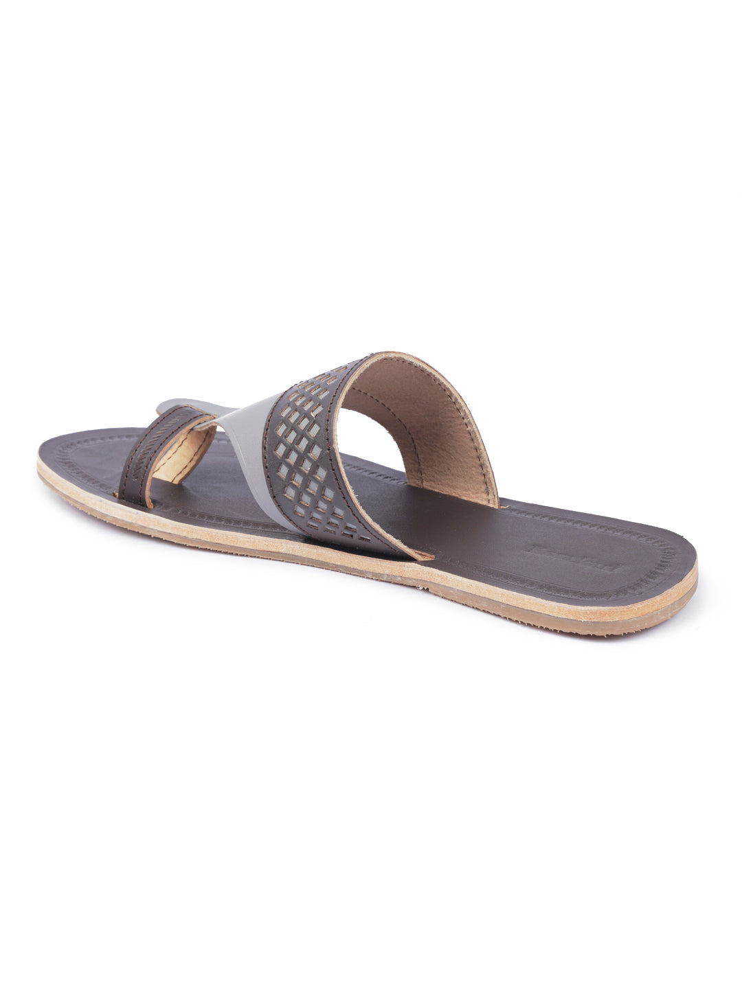 Daily Brown & Grey - Men Kolhapuri Chappal