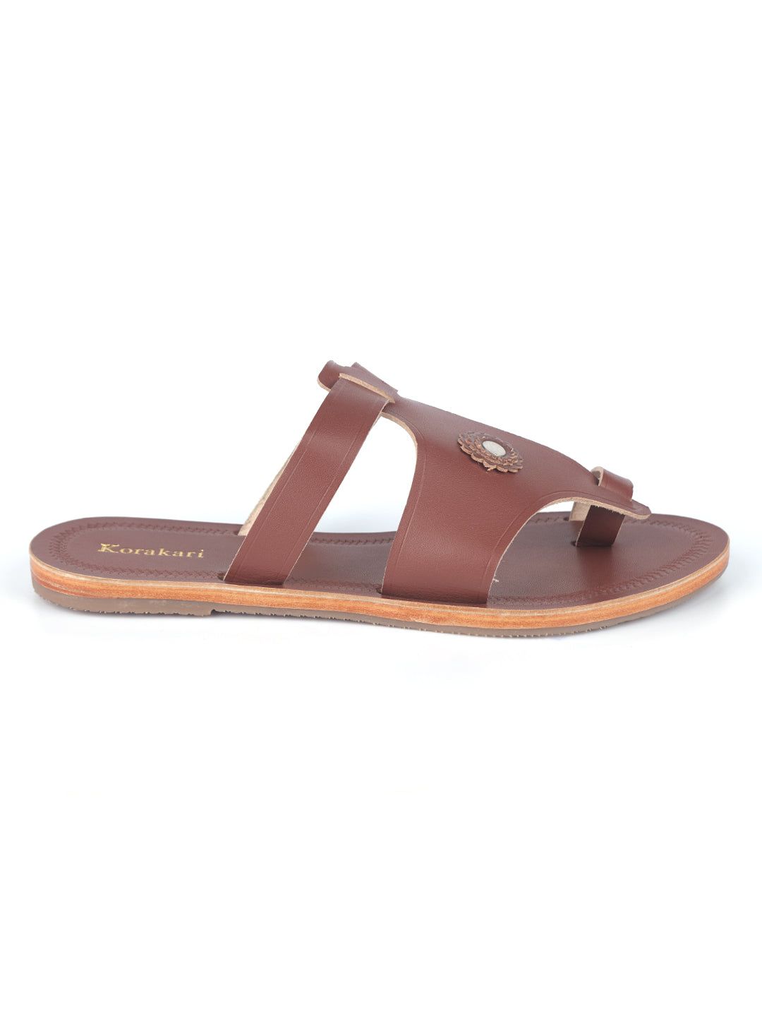 Unique Red Brown buy kolhapuri chappal for women