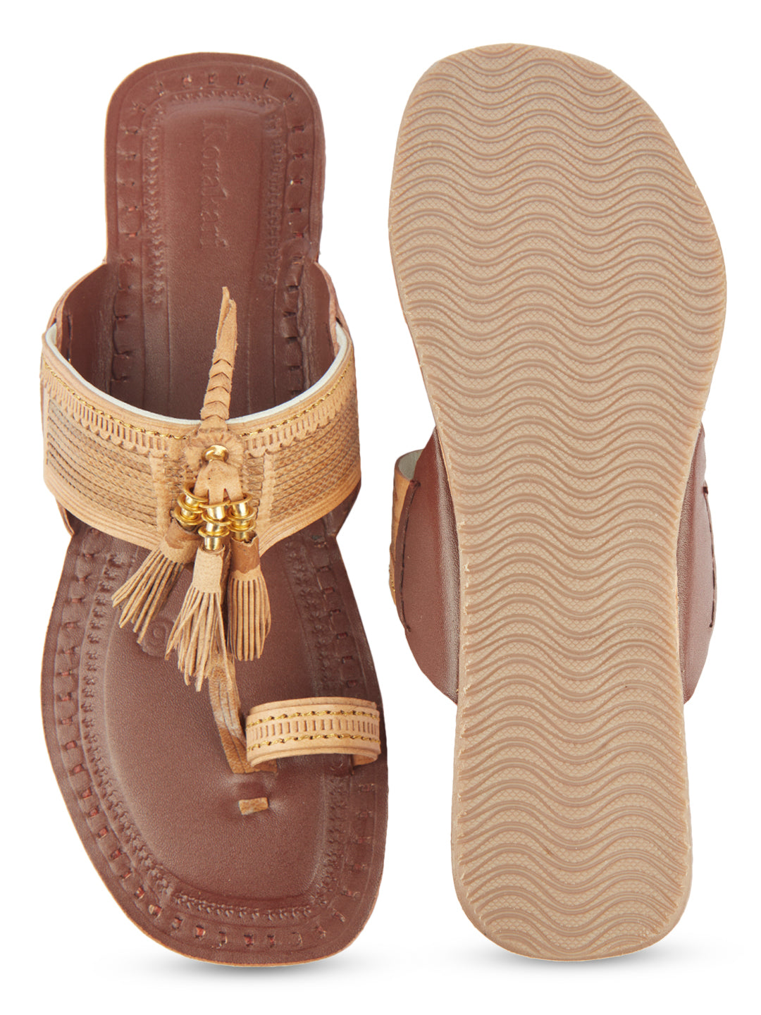 Vintage Dual - kolhapuri chappal for women