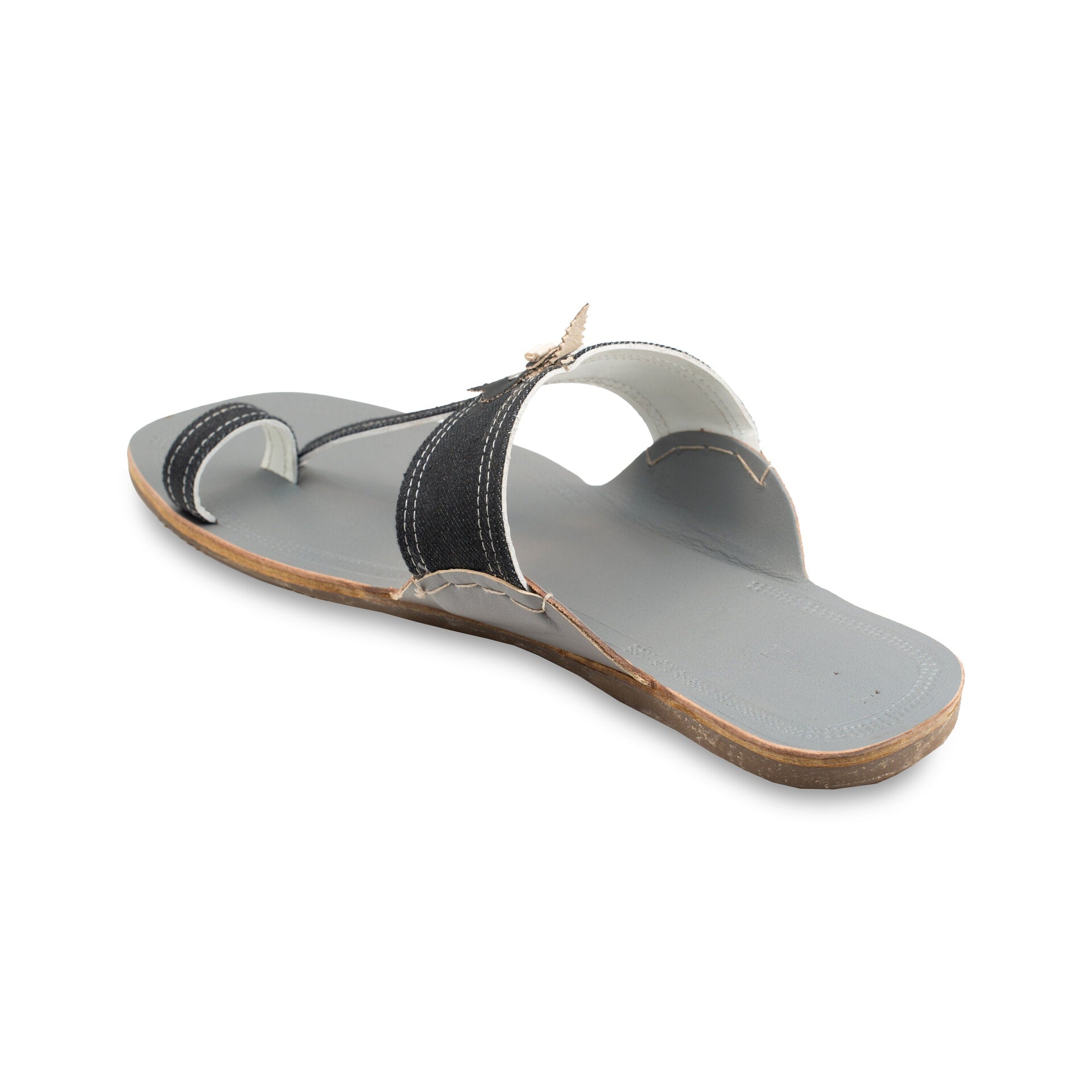 Denim Charm Kolhapuri Chappal for Men