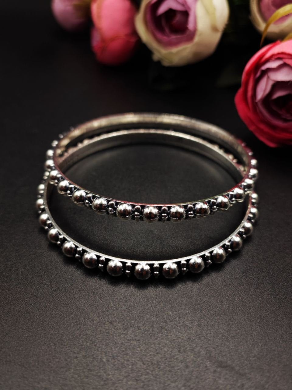 German Silver Chudiya | Silver Plated Bangle | Oxidized Bangles