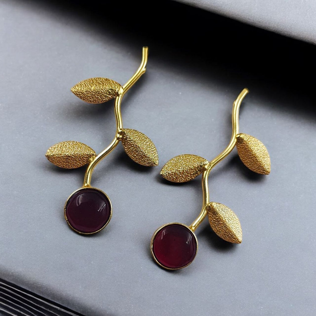 Handmade Gold-Plated Earrings | Unique Contemporary Earrings For Girls
