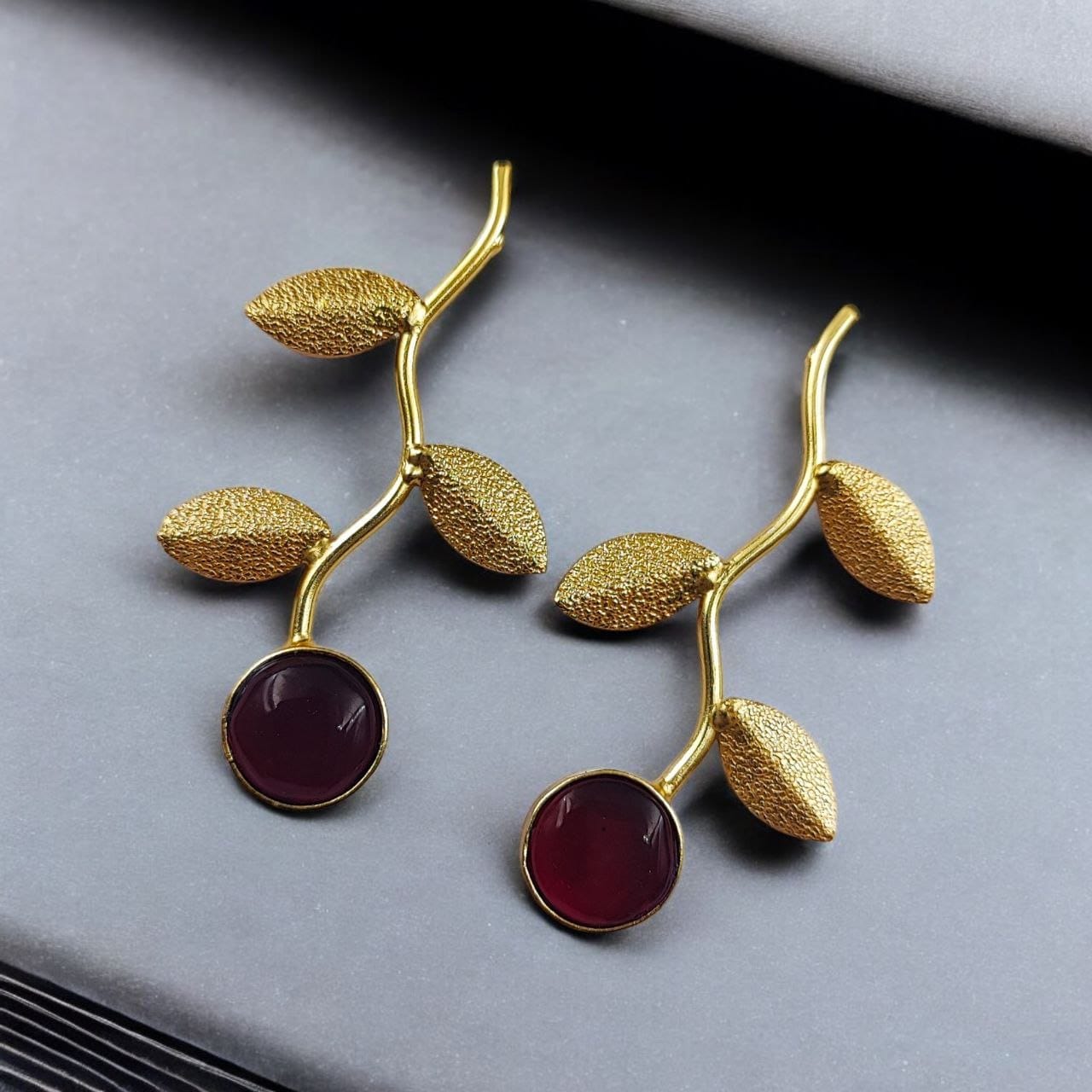 Handmade Gold-Plated Earrings | Unique Contemporary Earrings For Girls