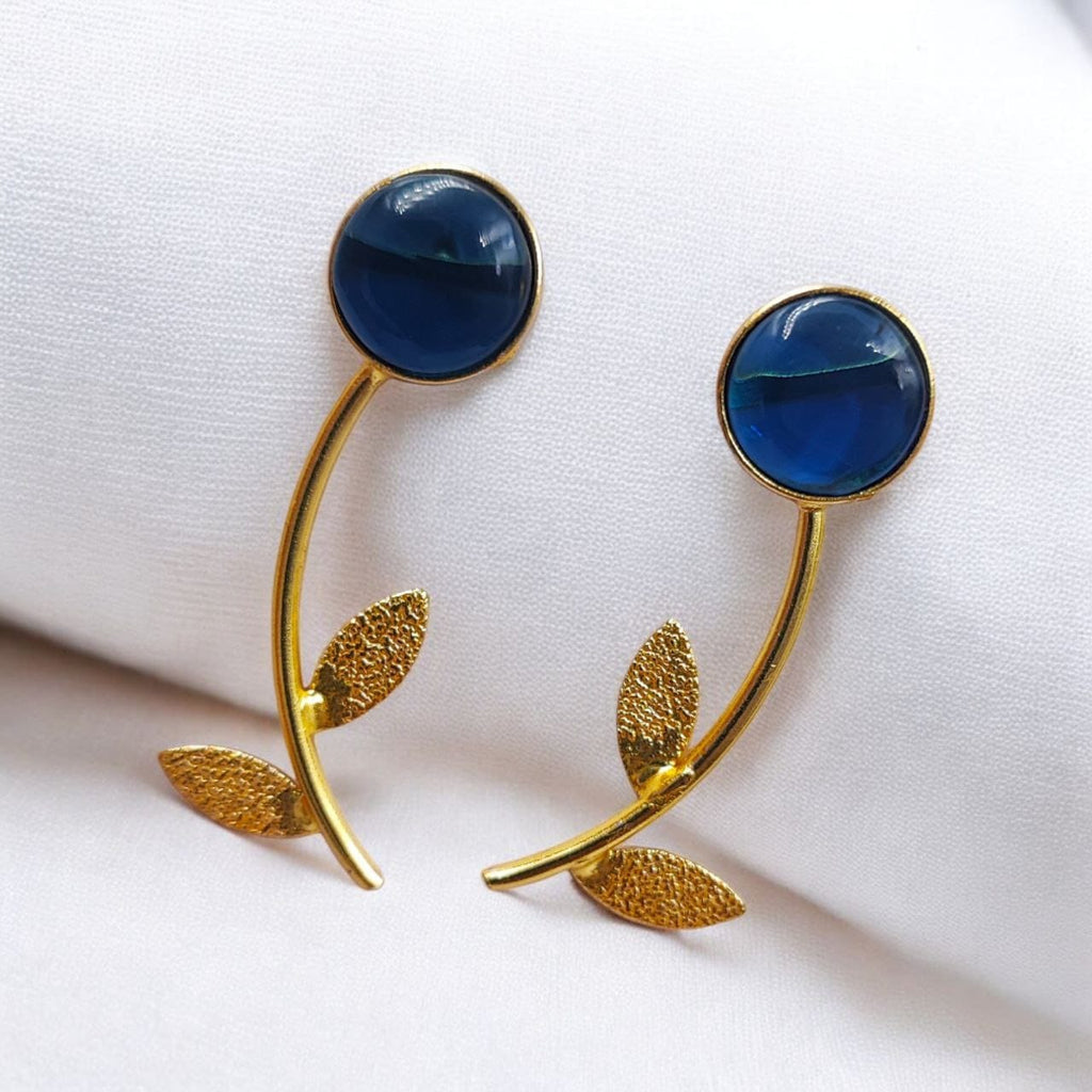 Flower Style Contemporary Earrings | Best Gold-Plated Premium Jewelry