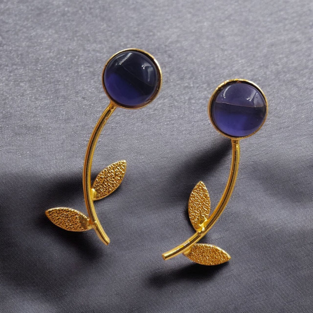 Flower Style Contemporary Earrings | Best Gold-Plated Premium Jewelry