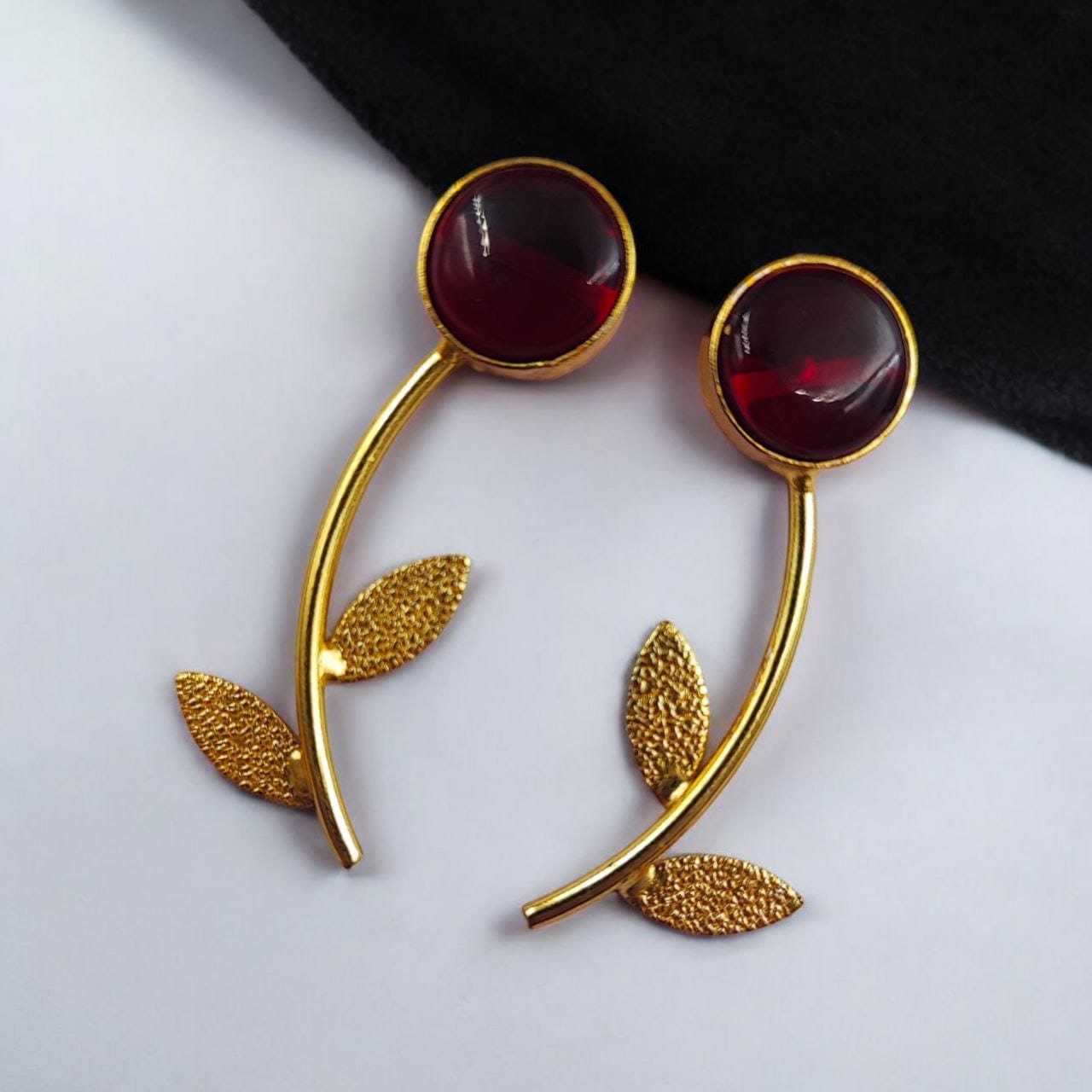 Flower Style Contemporary Earrings | Best Gold-Plated Premium Jewelry