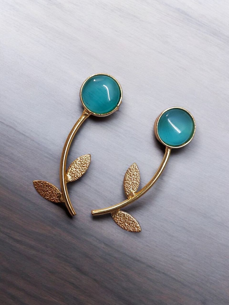 Flower Style Contemporary Earrings | Best Gold-Plated Premium Jewelry