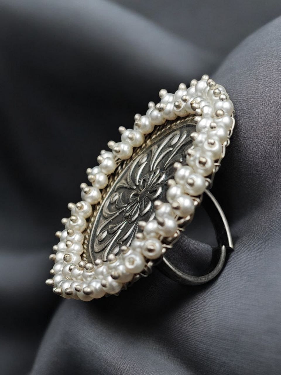 Premium Quality Silver Rings | Oxidised Best Adjustable Handmade Ring