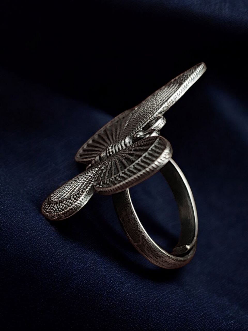 Butterfly Ring | Oxidised Silver Look Like Jewelry Accessrious | Perfect Adjustable Rings