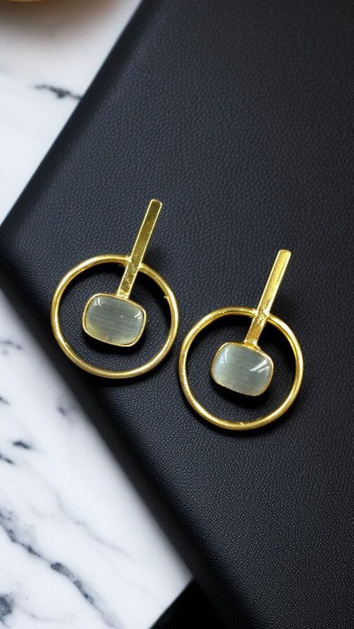Premium Quality Gold Plated Handmade Earrings | Best Contemporary Jewelary For Party Wear