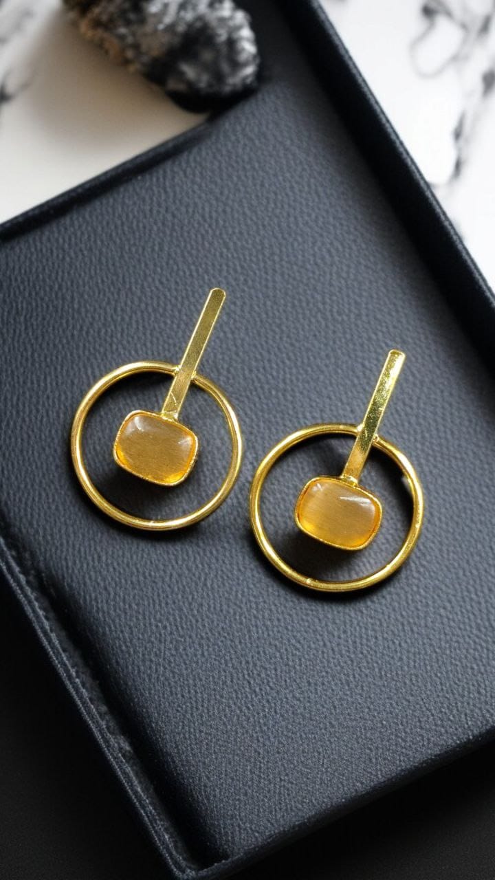 Premium Quality Gold Plated Handmade Earrings | Best Contemporary Jewelary For Party Wear
