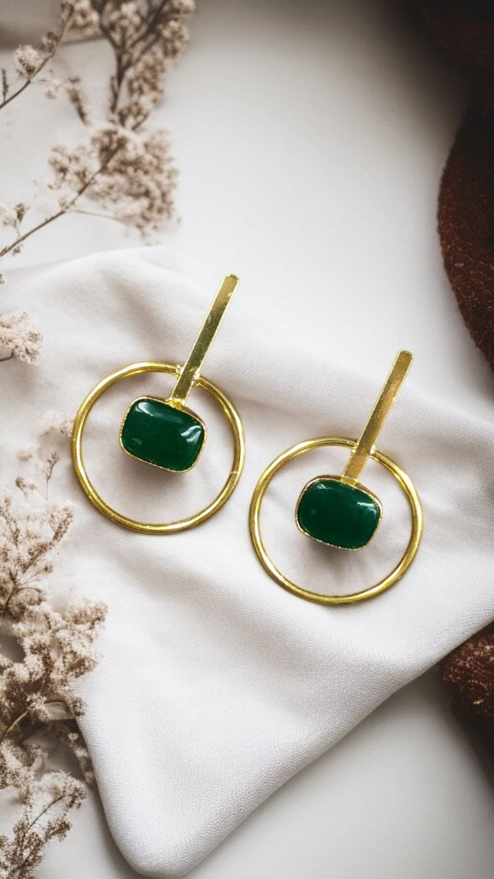 Premium Quality Gold Plated Handmade Earrings | Best Contemporary Jewelary For Party Wear